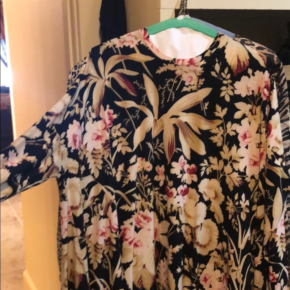 Spandex flowy tunic
